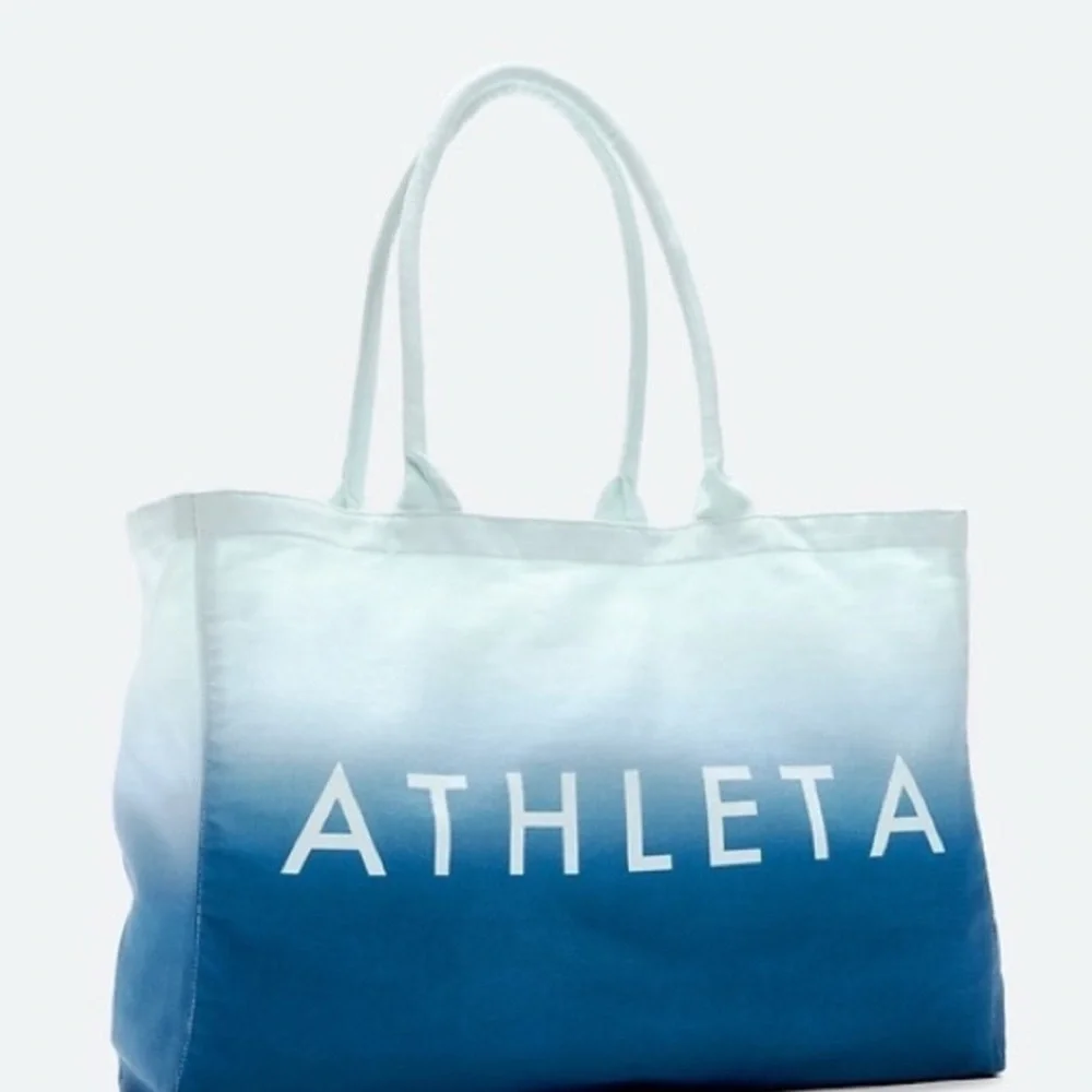 Athleta Blue Ombre Tote Bag | EUC | One Size